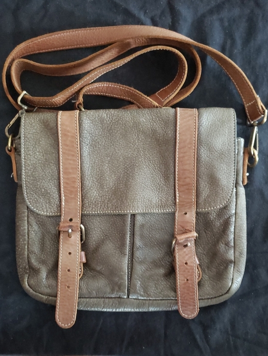 Roots Handbags - ROOTS  Brown Leather Crossbody Handbag